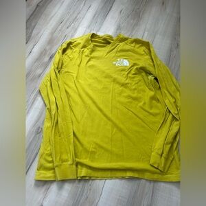 The North Face Men's Vibrant Yellow Long Sleeve Tee